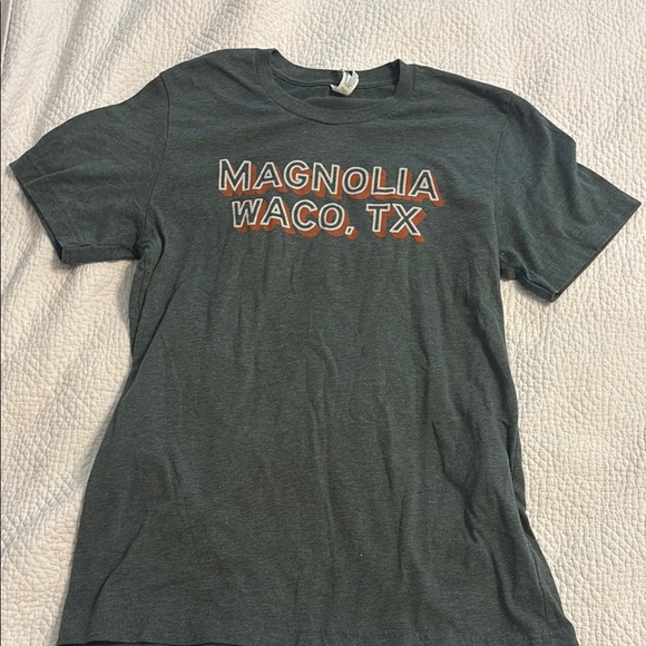 Magnolia Charcoal and Orange Graphic Tee - Picture 1 of 3